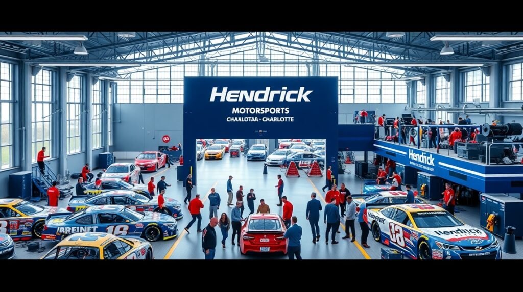 Hendrick Motorsports látogatás Charlotte városában, autósport élményekkel.