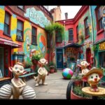 Randyland, Pittsburgh színes művészeti udvara élénk installációkkal