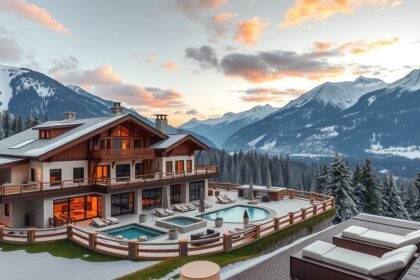 Luxus wellness hotel az osztrák Alpokban, lenyűgöző kilátással