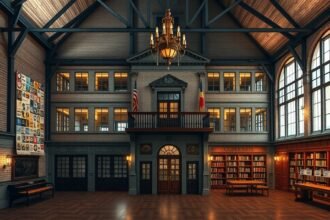 A Morrin Centre könyvtár és börtön Québec városában