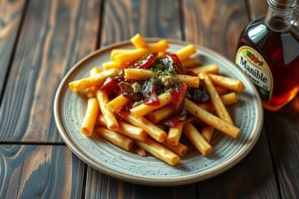 Ropogós poutine juharsziruppal