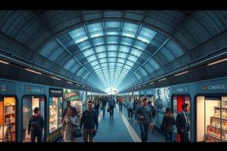 Föld alatti város, Montreal metróállomás mindennapja