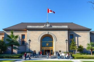 A Királyi Pénzverde épülete Ottawában, Kanada.