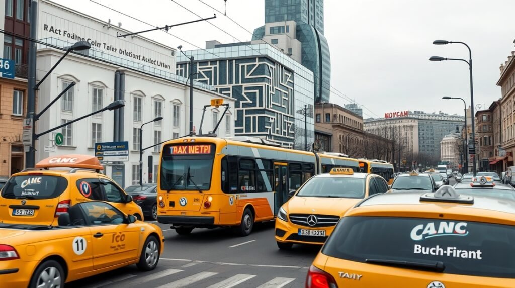 Bukarest közlekedése, metró és taxi a városban