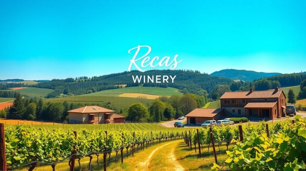 A gyönyörű Recasi pincészet szőlőültetvényei Temesvár környékén