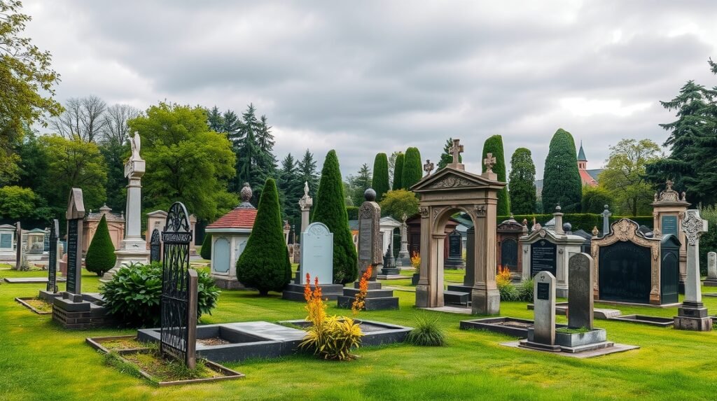 A Házsongárdi temető sírei és szobrai Kolozsváron.