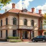 A Mauks-ház Gyógyszertártörténeti Múzeum épülete Kolozsváron