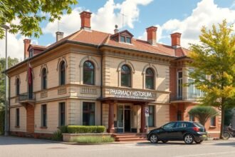 A Mauks-ház Gyógyszertártörténeti Múzeum épülete Kolozsváron