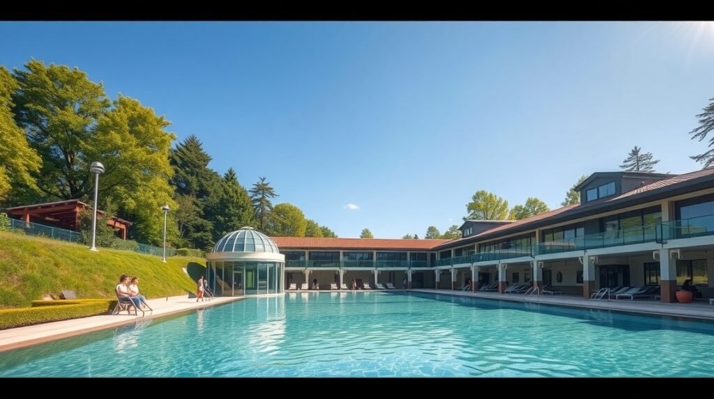Félixfürdő termálvizes fürdő wellness medencével és pihenőterülettel