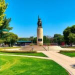 A Szabadság-szobor a Megbékélés parkjában Aradon.