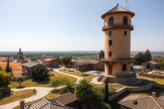 Az aradi régi Víztorony múzeum panorámája