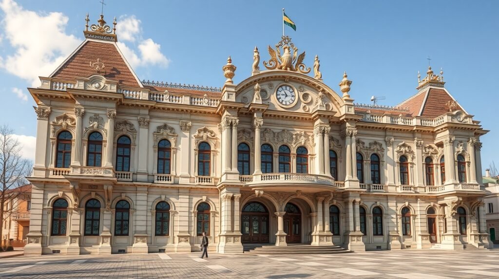 A Neumann-palota épülete Aradon, Romániában