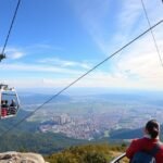 Felvonó a Cenk-hegy tetején Brassó fölött, csodás panorámával