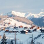 Havas hegyi faházak Brassópojánán, síparadicsom Romániában.