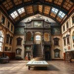 A Néprajzi Múzeum belső tere, Toldalagi-palota, Marosvásárhely.