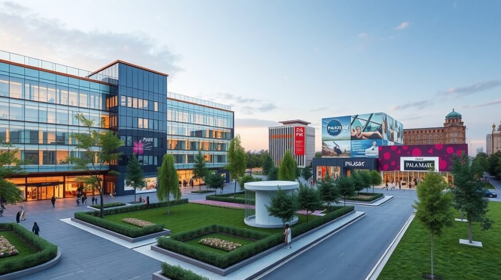 Jászvásár Palas Mall és palotakert bemutatása