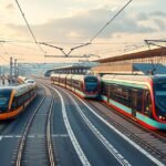 Modern villamosok Jászvásár közlekedésében