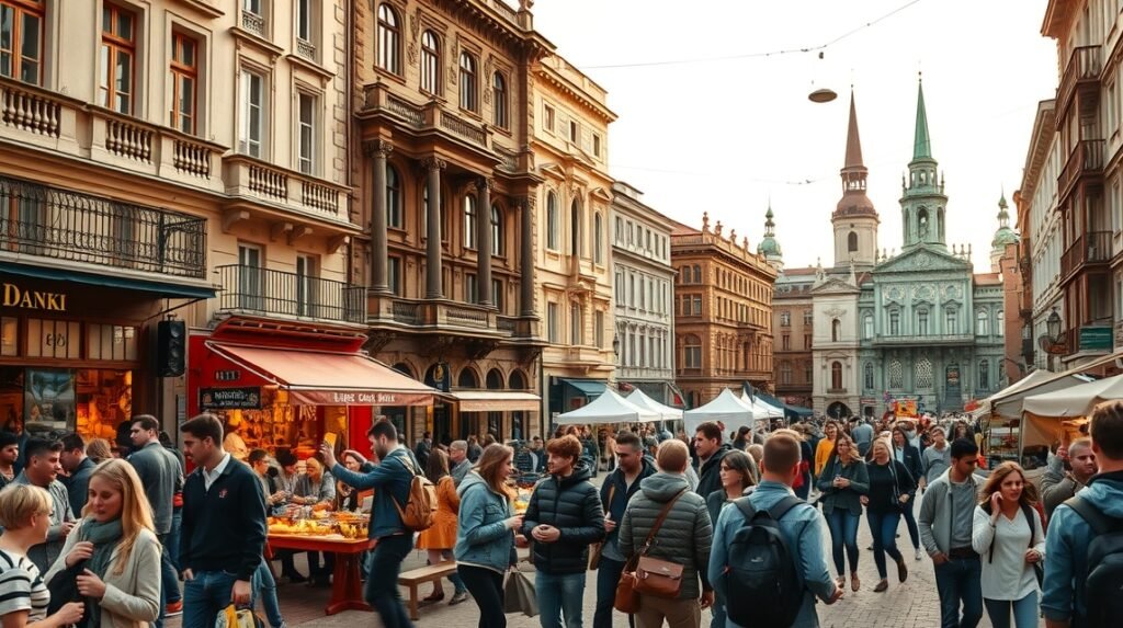 Jászvásár utcai élet, egyetemisták és kulturális események