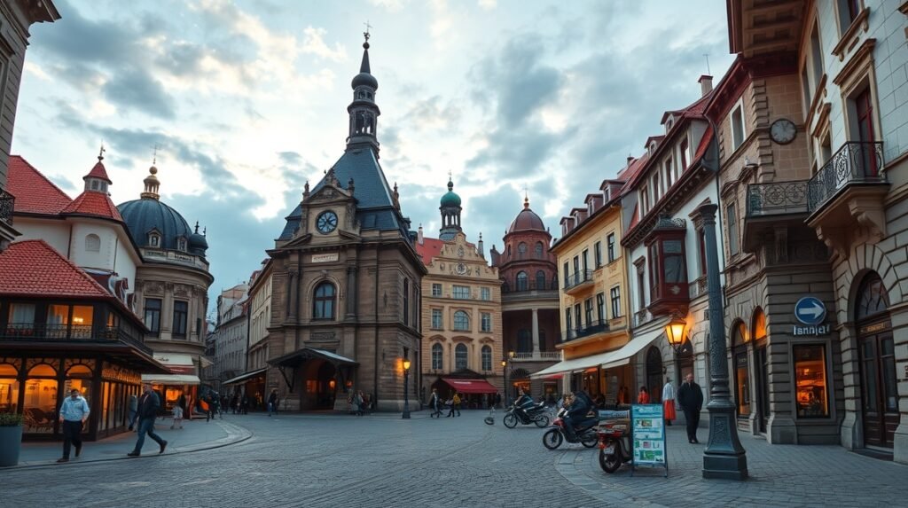 Jászvásár városképe, történelmi épületekkel és hangulatos utcákkal.