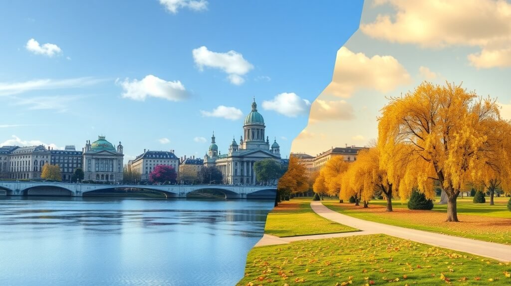 Jászvásár időjárása: tavaszi és őszi táj