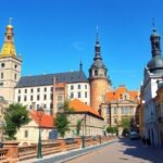 A Varsói Királyi Palota és az Óváros gyönyörű látképe