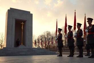 Ismeretlen Katona Sírja: Őrségváltás ceremónia Varsóban.