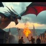 A Waweli sárkány legendáját ábrázoló jelenet Krakkóban.