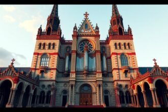 Az Oliwa székesegyház különleges barokk építészete és orgonája Gdańskban.