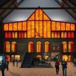 Borostyán Múzeum belső tér a Nagy Malomban Gdańskban