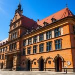 A Nagy Fegyvertár épülete Gdańskban, reneszánsz stílusban