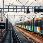 Gdańsk városi vasút, SKM vonatok a síneken.