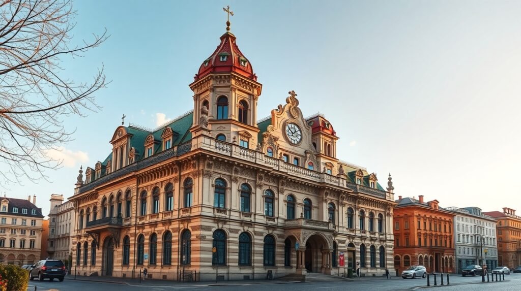 A Reprezentációs Ház szecessziós építészete Prágában