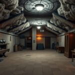 A Brno 10-Z bunker belső tere, eredeti berendezésekkel.