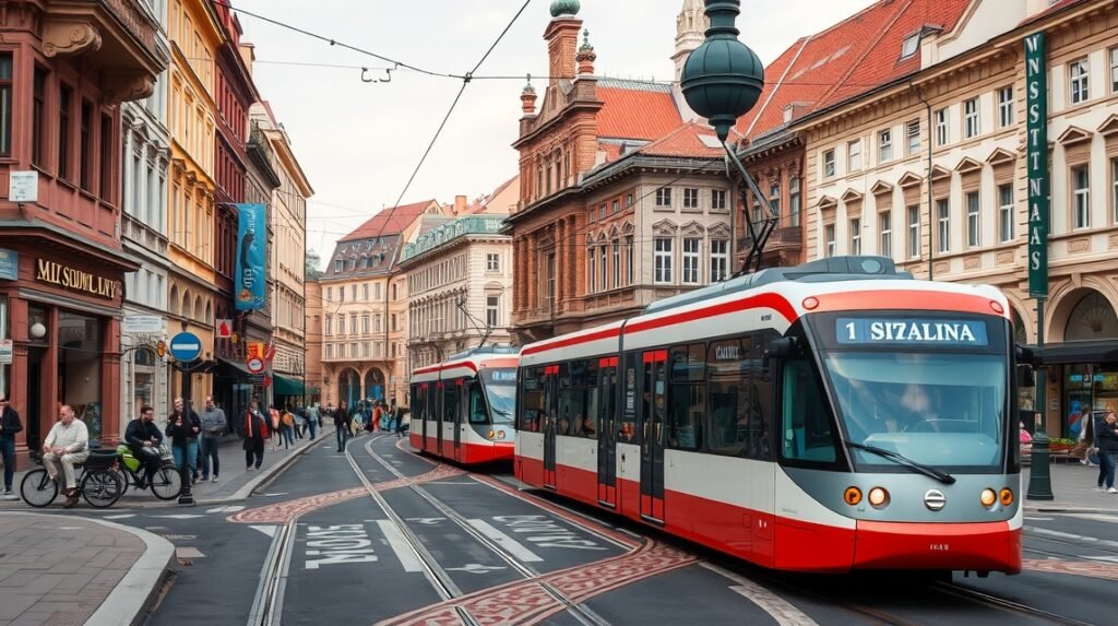 Brnói villamos a város közlekedésében, a híres šalina