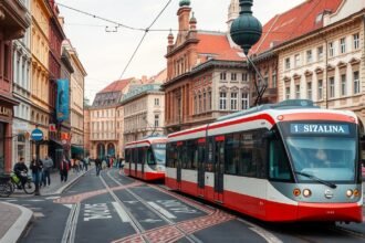 Brnói villamos a város közlekedésében, a híres šalina