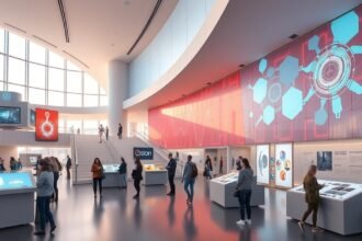 Interaktív kiállítás a Tudományos és Technológiai Központban Ostravában.