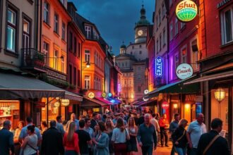 Ostrava éjszakai élet és bárok a Stodolní utcában