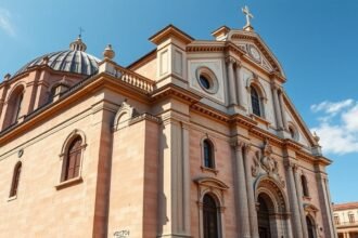 San Zeno-bazilika román stílusú épület Veronában, Olaszországban.