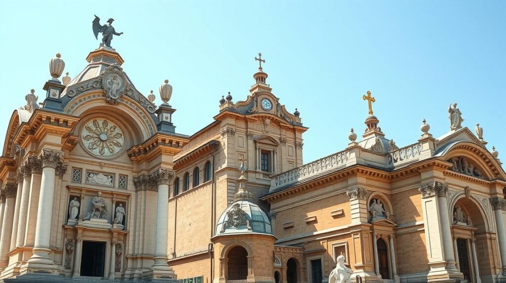 A Scaliger-sírok monumentális épülete Verona városában.