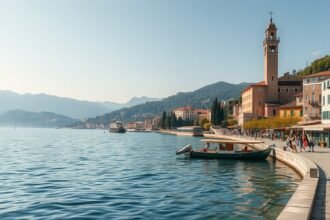 Mesés panoráma a Garda-tónál, Veronából induló kirándulásra.