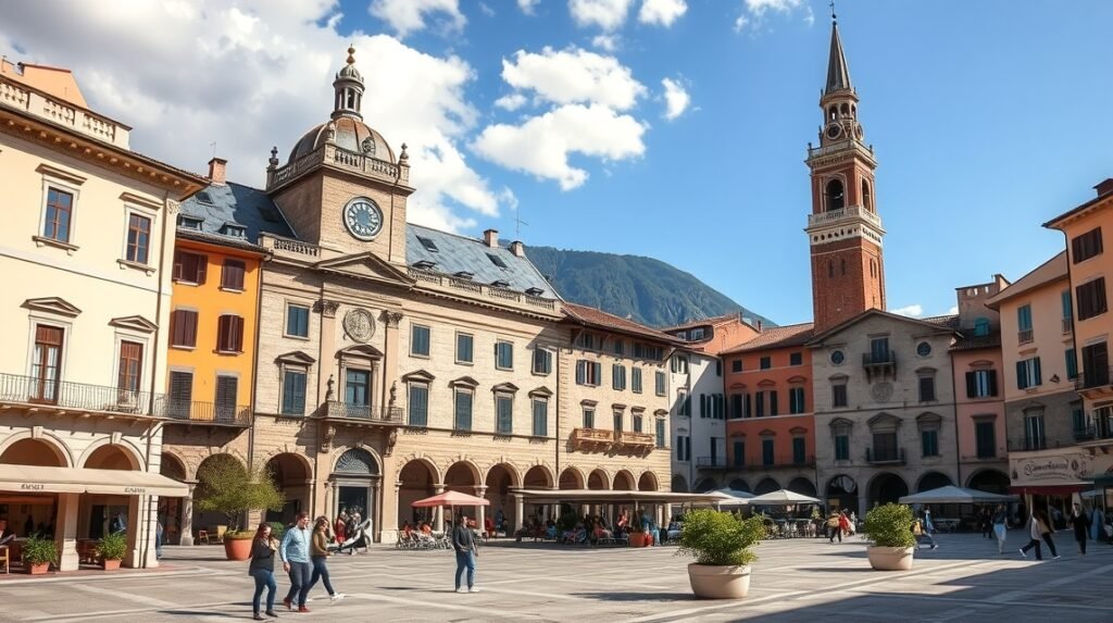 Piazza Vecchia, Bergamo - Olaszország gyönyörű középkori tere