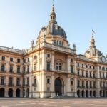 A Dózse-palota impozáns épülete Genovában.