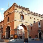 A Porta Palatina római kapu Torinóban, Olaszországban