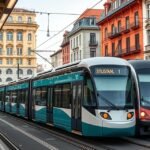 Villamosok Torinó közlekedésében