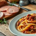 Tagliatelle al Ragù gazdag húsos szósszal és Mortadellával