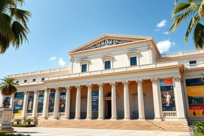 MANN épülete Nápolyban, a Régészeti Múzeum külseje.