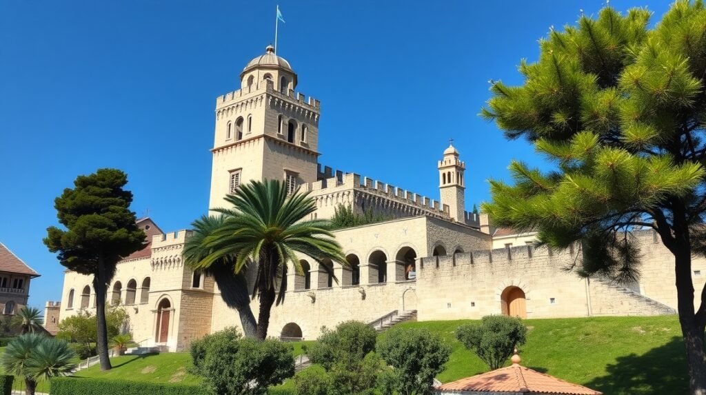 A lenyűgöző Castello Normanno-Svevo Bari városában, Olaszországban.
