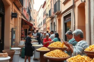 Strada delle Orecchiette, ahol tésztagyúró asszonyok készítik az órecchiettét
