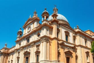 A Palermói Katedrális részlete a normann, arab és barokk stílusokban.