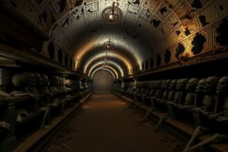 Kapucinusok katakombái: múmiák és csontvázak a sötétben